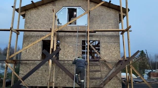 СЛЁЗЫ РАДОСТИ,  ВСТАВИЛИ ПЕРВОЕ ОКНО!