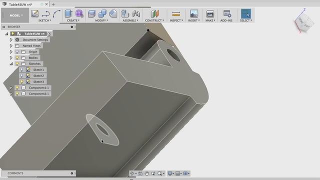 3D печать мебельной петли из ABS пластика. 3D modeling in Fusion 360 of a furniture hinge.