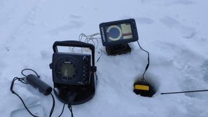 Зимний эхолот (флэшер) из Lowrance 7Ti + датчик китайского эхолота