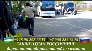 Ташкент Москва автобус Москва Ташкент