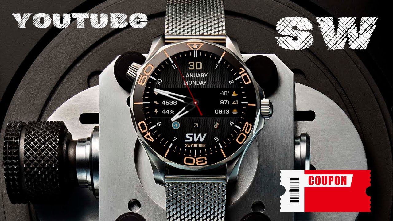 Galaxy Watch 5, Watch 4 and Wear OS Luxury Analog Watch Face