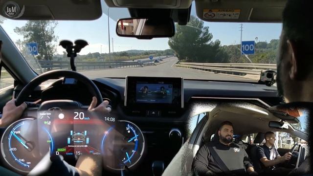 Toyota RAV4 Hybrid AWD 2020: Consumo autopista  Test Drive  220H 4x4  0-130 kmh