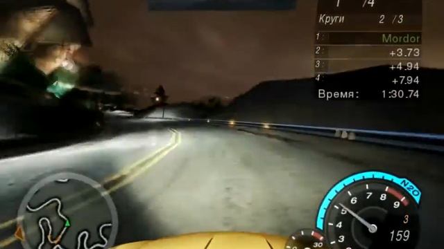 NFS Underground 2 - Infiniti G35 (Максимальная) - Беллависта, назад (Кольцо) смотреть онлайн