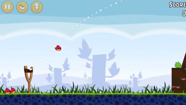 Angry Birds iOS Gameplay смотреть онлайн