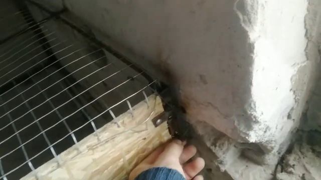 Клетка для кроликов делаем сами.