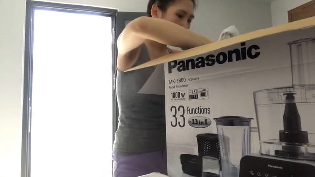 Máy xay đa năng Panasonic MK-F800 Unbox смотреть онлайн