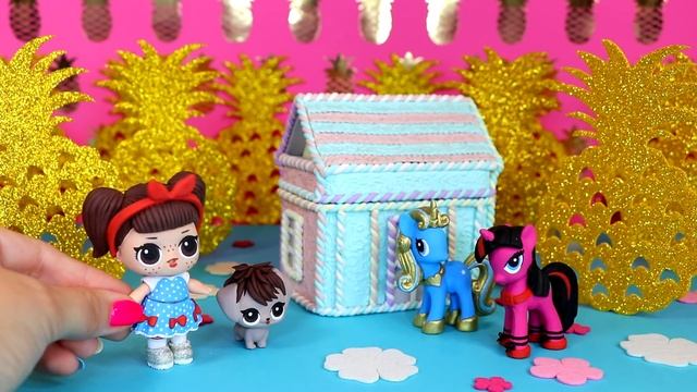 МУЛЬТИК ПОЛНОСТЬЮ! LOL SURPRISE вместе с My Little Pony! Игрушки ООАК КУКЛЫ Анна Оськина