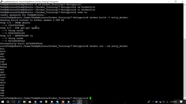 Docker hands-on for beginners - Part 6 - ENTRYPOINT смотреть онлайн