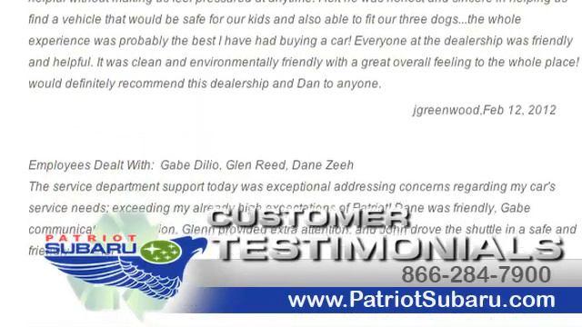 Portland, ME - Patriot Subaru Service Reviews смотреть онлайн