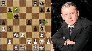 Алехин пожертвовал пешку и разорвал Леепина по слабым белым полям! Шахматы