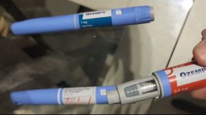 How do Ozempic pen devices differ for 0.25 mg, 0.5 mg and 1mg dosages?