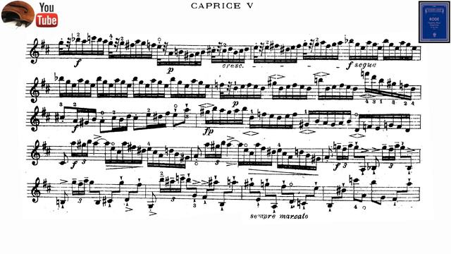 Rode - Violín caprice no. 5 | Piano Accompanist смотреть онлайн