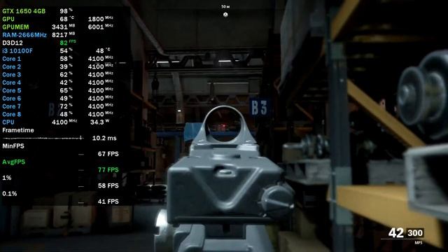 i3 10100F GTX1650 Call of Duty Black Ops Cold War летает на средних смотреть онлайн
