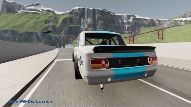 Cars vs Lava Pools Monster Truck, School Bus, Tractor #56 – BeamNG.Drive | BeamNG-Destruction смотреть онлайн