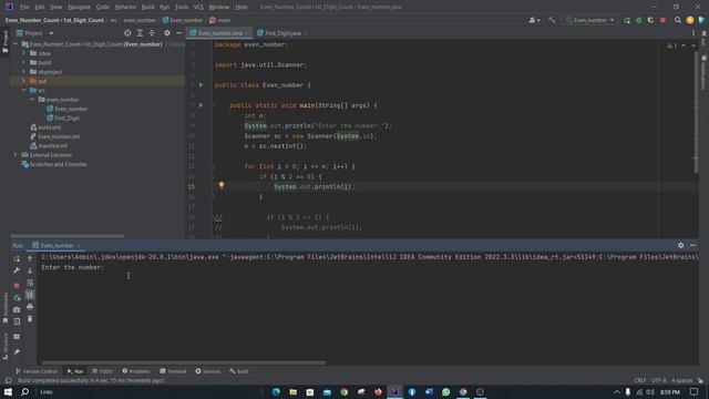 Java Basic Code - Print All Even or Odd number of a given number (English Tutorial)
