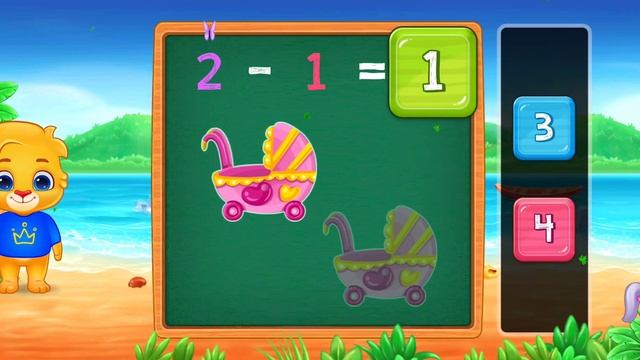 Развивающие игры для детей 3-4 лет учимся вычетаниям
