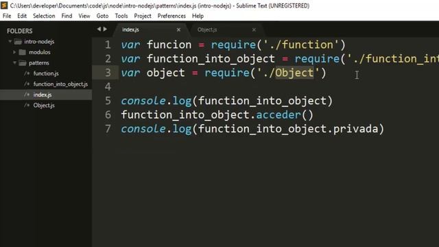 Curso Introducción Node Module Patterns