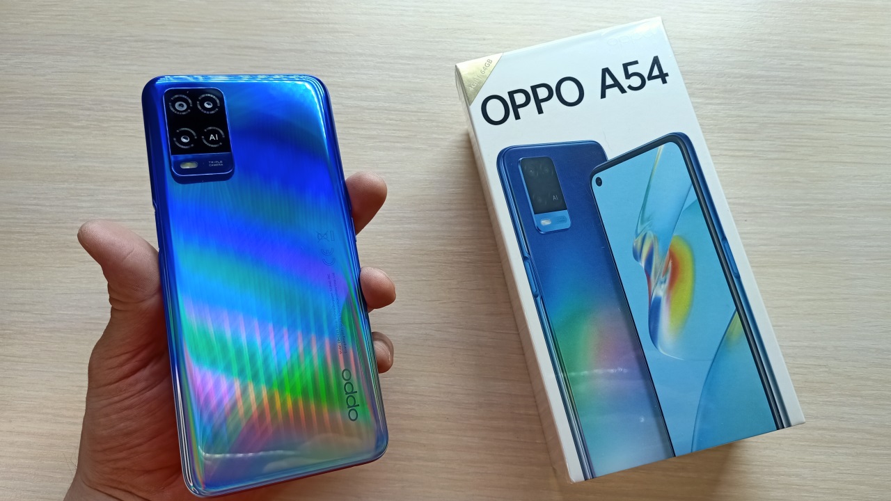 Распаковка OPPO A54 4/64Gb