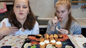 Мукбанг Запечённые Мидии? и ролл Филадельфия?/Ваши Вопросики /Всем спасибо ?- Ване  легче?