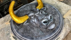 Лучший способ сделать декор в виде быка для мангальной зоны