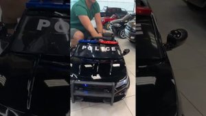 Полицейский детский электромобиль Dodge Police. Полный обзор. Видео детского электромобиля