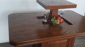 Стол с подъёмным механизмом бара на электроприводе.