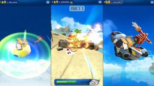 Sonic Dash - Dr.Eggman vs Zazz vs Werehog - All Characters Unlocked - Halloween Special Episode Run