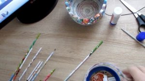 Очень красивая шкатулка из глянцевых журналов (газет) Рукоделие