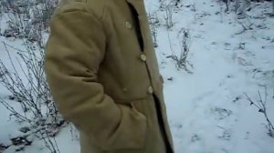 Тулуп бекеша военный из натуральной овчины