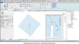 How to design a canopy in Revit - Civilmix tutorial