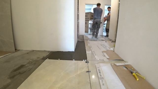 Укладка крупноформатного керамогратита 1600*800 смотреть онлайн