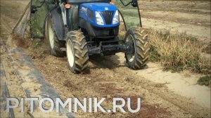 Подборщик-сборщик мульчирующей пленки