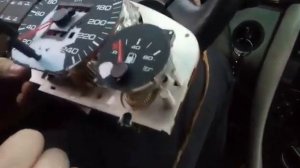 Калибровка датчика топлива на приборке.