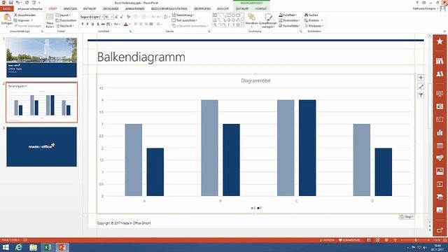 How to link Excel with PPT-charts смотреть онлайн