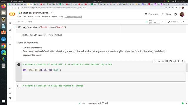 V-12 : Functions in Python | User Defined Functions | Python For Data Science