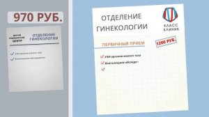 Прием гинеколога: экономия+здоровье. Класс Клиник Омск