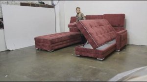 Угловой диван поворотный трансформер 3 в 1  Оскар П . unique sofa bed