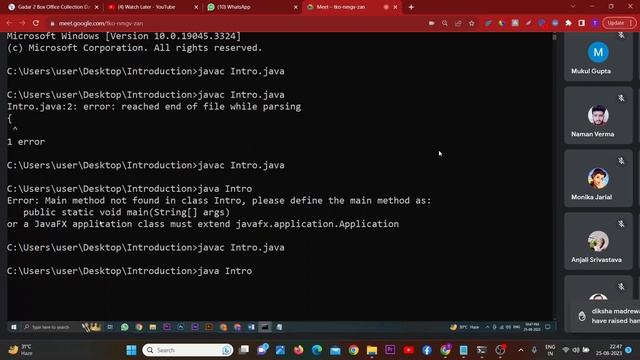 First Java Program | Java Hello World program | How to Compile & Run Java Program