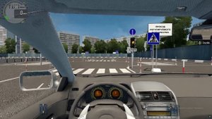 City Car Driving (обучение) -   упражнение "перекресток"