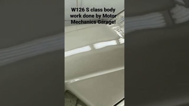 Mercedes benz W126 S class Bodywork done by Motor Mechanics Lahore