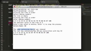 Binary Search Trees - Testing the Remove Node Functions - C++ - Part 13