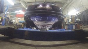 Audi A6 3.2 TFSI удаление задних глушителей и установка насадок 100мм