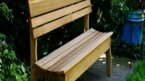 Как Сделать Скамейку Со Спинкой Из Дерева Своими Руками Чертежи