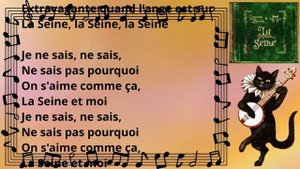 La Seine - Vanessa Paradis & Matthieu Chedid (Paroles/Karaoké)