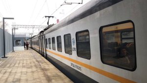 ЭП2Д-0183 ЦППК МЦД Перекраска Наше Подмосковье На станции Андроновка