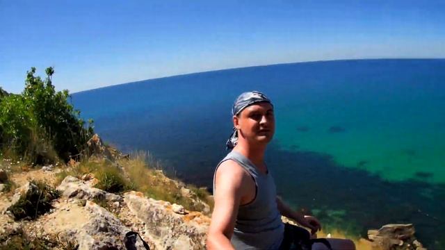 Что скрывает от туриста дикое побережье моря? Приключения на Мыс Фиолент, снорклинг и экстрим. смотреть онлайн