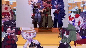 Past(?) Countryhumans react to Russia and some others { Read desc }