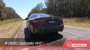 2021 BMW M440i xDrive 0-100km/h & engine sound