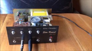 Vintage STAR RECORD ECHO CHAMBER.  Awesome. echo chamber, Mini Roland space echo. effect for guitar