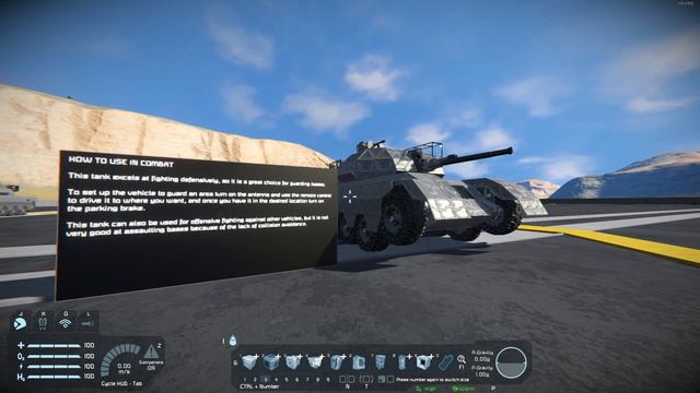 Space Engineers Custom Sciptless Tank AI Overview смотреть онлайн